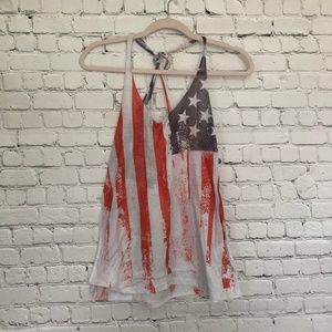 3/$21 🌸 Red White & Blue Tank